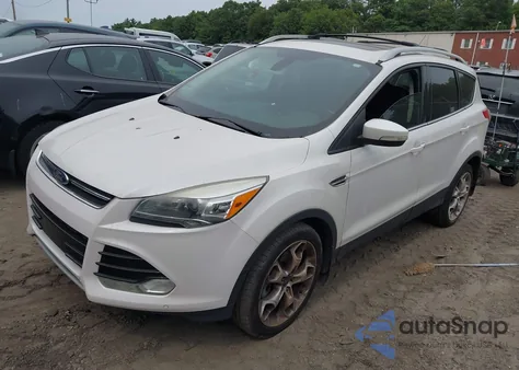 2014 Ford Escape Titanium из США, поврежденный, VIN 1FMCU9J91EUC33965